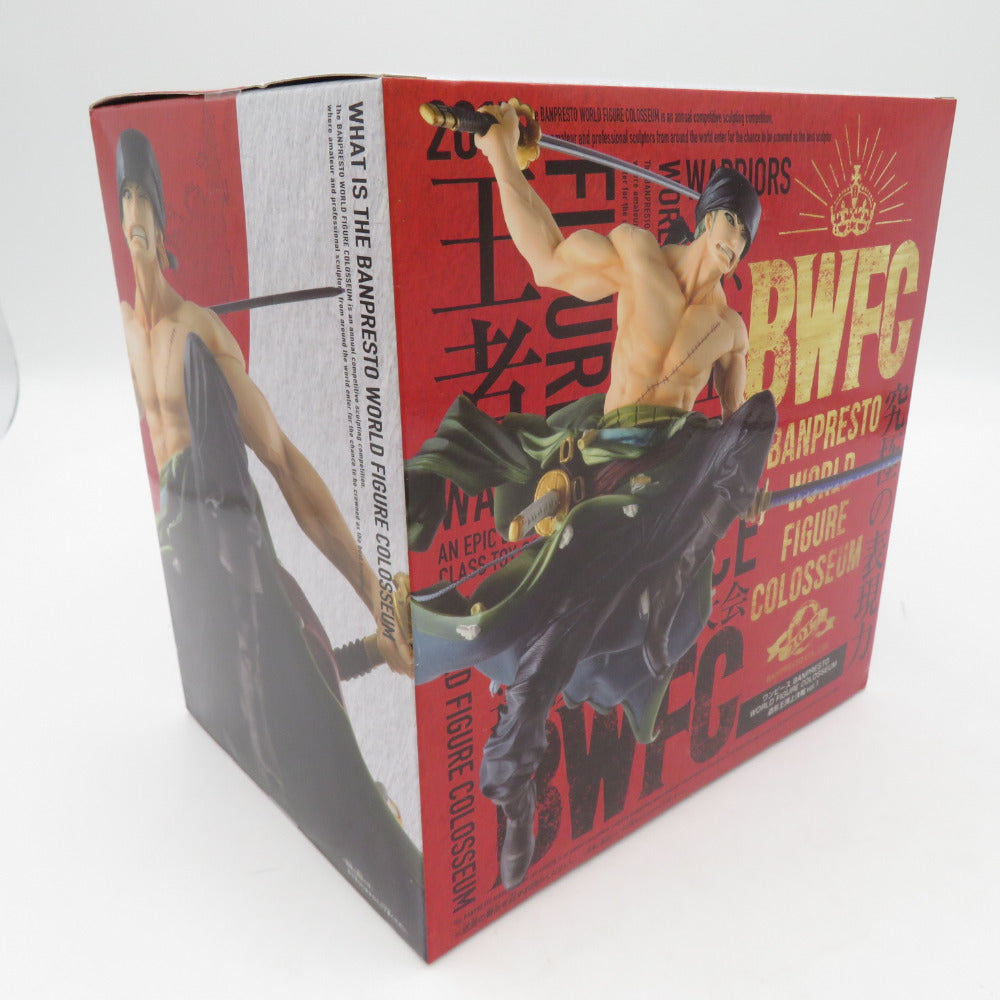 ワンピース BANPRESTO WORLD FIGURE COLOSSEUM 造形王頂上決戦 vol.1 ロロノア・ゾロ BANPRESTO バンプレスト フィギュア 未開封品