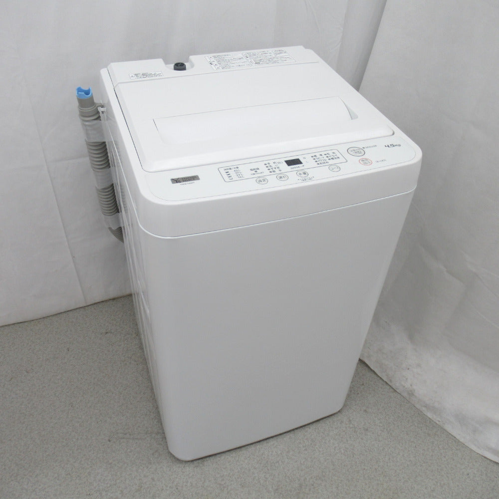 YAMADASELECT 全自動洗濯機 4.5Kg YWMT45H1 アーバンホワイト 2022年製 簡易乾燥機能付 一人暮らし 洗浄・除菌済み
