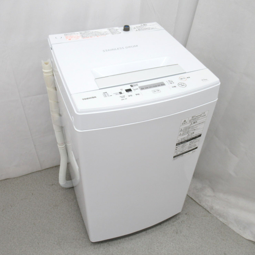 16916 一人暮らし洗濯機 TOSHIBA AW-45M7 2020年製 - 洗濯機