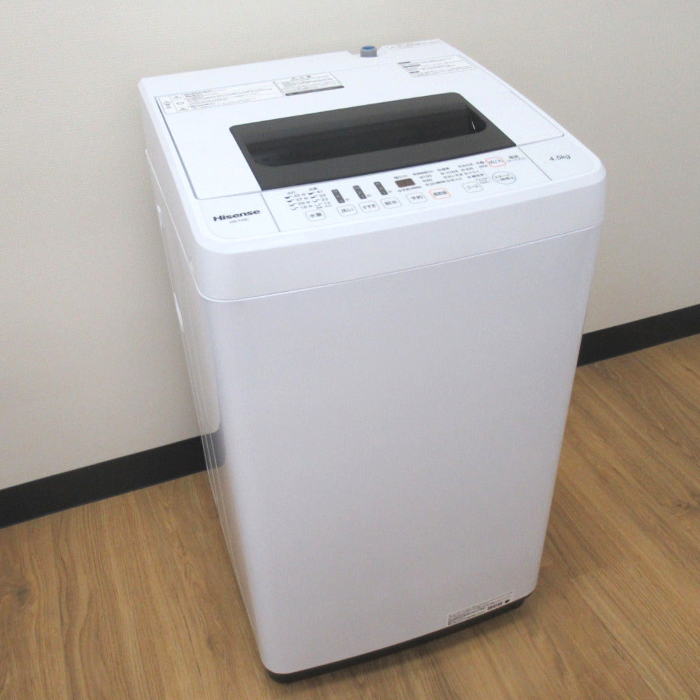 ハイセンス 簡易乾燥機能付洗濯機 HW-E4502 - 生活家電