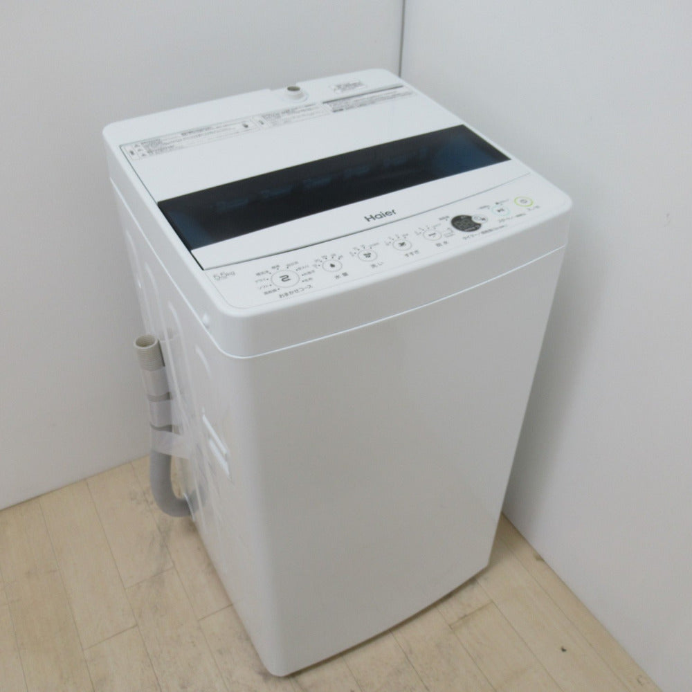 Haier ハイアール 全自動電気洗濯機 JW-C55D 5.5kg 2019年製 ホワイト 