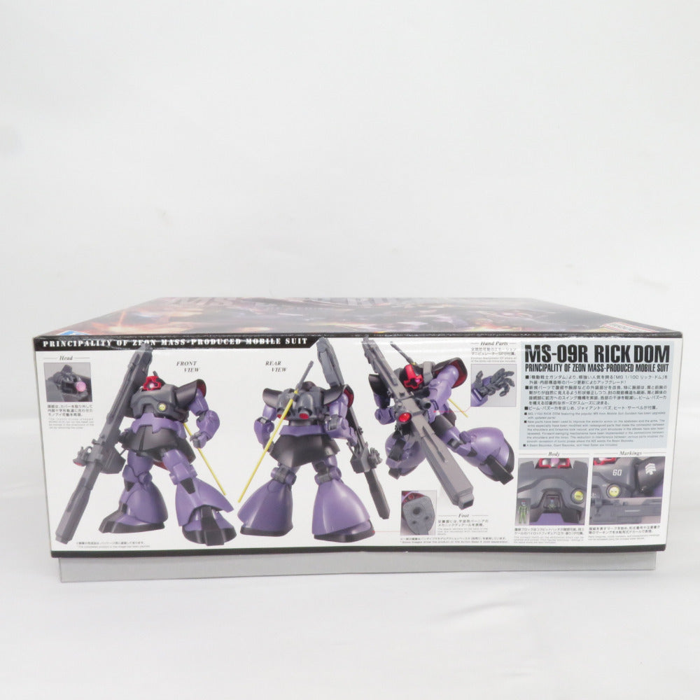 BANDAI MG 1/100 リック・ドム 機動戦士ガンダム 未組立品 箱イタミ有 ランナー外れ有 バンダイ プラモデル