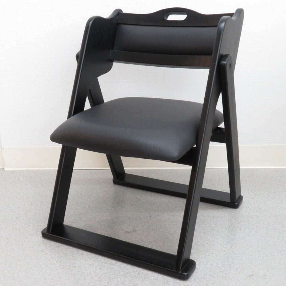 【メーカー直送】東谷 BC-510BK フォールディングチェア（ブラック） Azumaya AZUMAYA 東谷 フォールディングチェア 折りたたみ式 ブラック BC-510BK