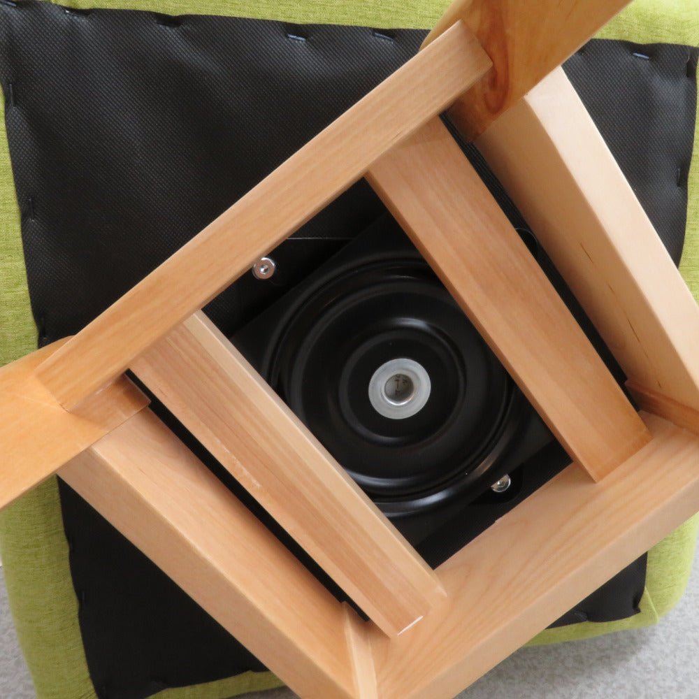 AZUMAYA 東谷 家具 回転式 ダイニングチェア スプリンググリーン 完成品 未使用品