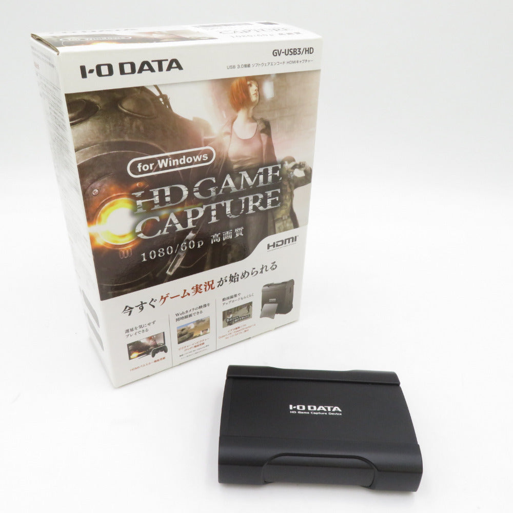 I-O DATA アイオーデータキキ USB 3.0接続 ソフトウェアエンコード HDMIキャプチャー GV-USB3/HD HD GAME  CAPTURE for Windows ｜コンプオフ プラス – コンプオフプラス 公式ショップ