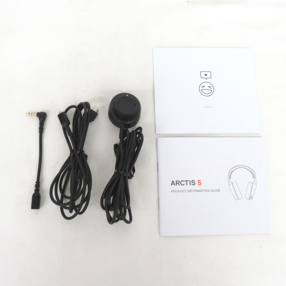 ゲーミングヘッドセット 61507 Arctis 5 有線 RGBイルミネーション 7.1ch サラウンド ホワイト SteelSeries スティールシリーズ