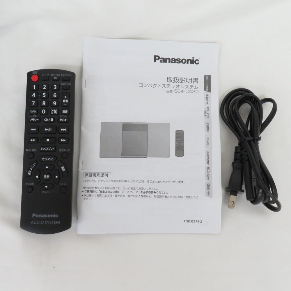 Panasonic (パナソニック) オーディオ機器 コンパクトステレオシステム FM/AMアンテナ欠品 SC-HC420