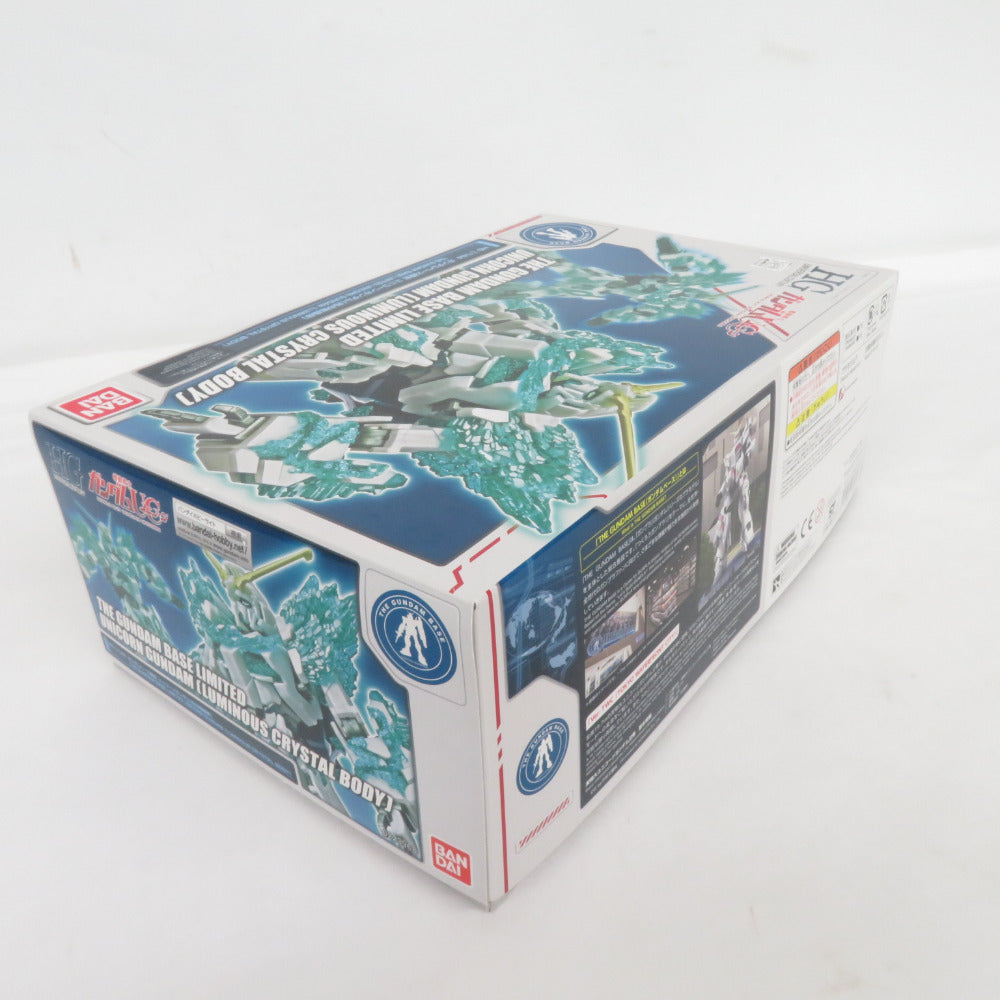 BANDAI HGUC 1/144 ガンダムベース限定 ユニコーンガンダム(光の結晶体) 機動戦士ガンダムUC 未組立品 バンダイ プラモデル