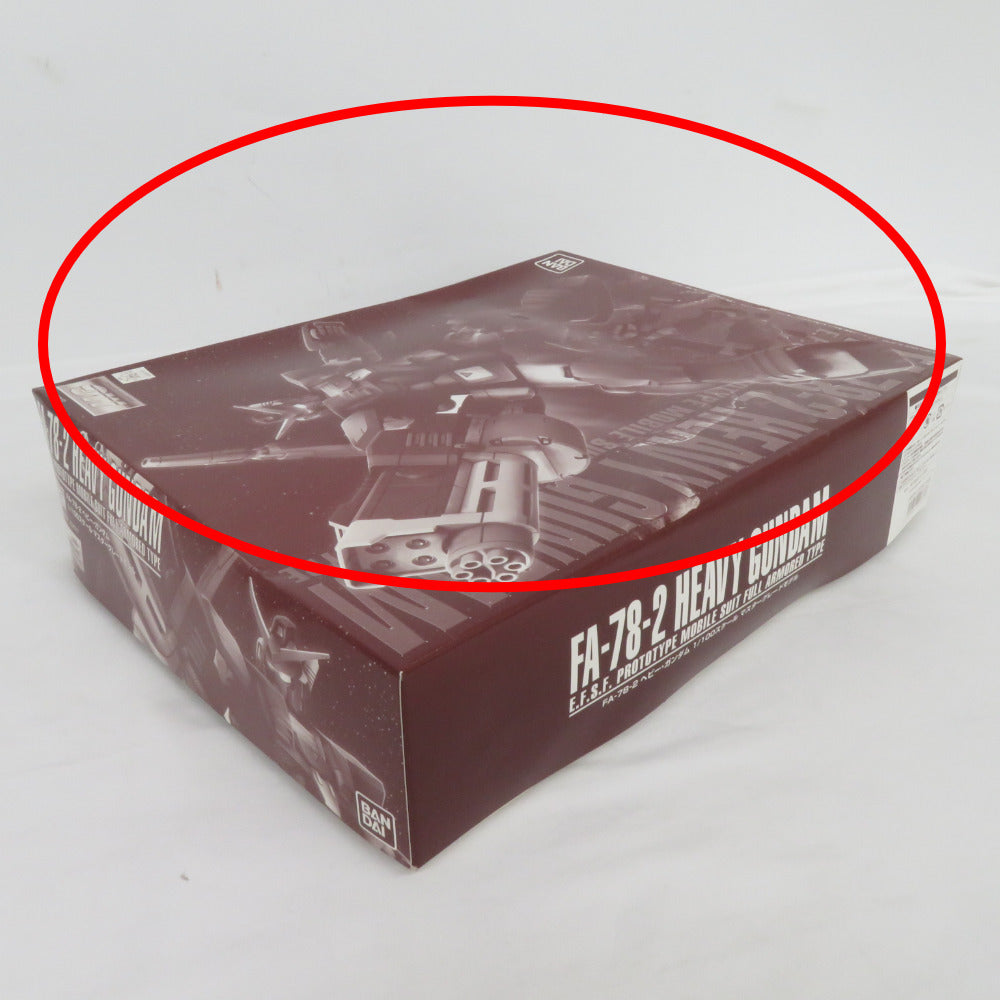 BANDAI MG 1/100 FA-78-2 ヘビー・ガンダム 機動戦士ガンダムMSV 未組立品 箱イタミ有 バンダイ プラモデル