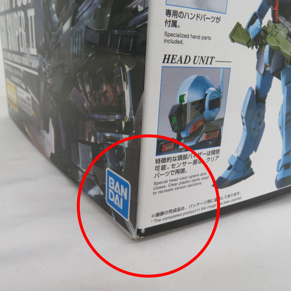 BANDAI SPIRITS RG 1/100 ジム・スナイパーII 機動戦士ガンダム 未組立品 箱イタミ有 バンダイスピリッツ プラモデル