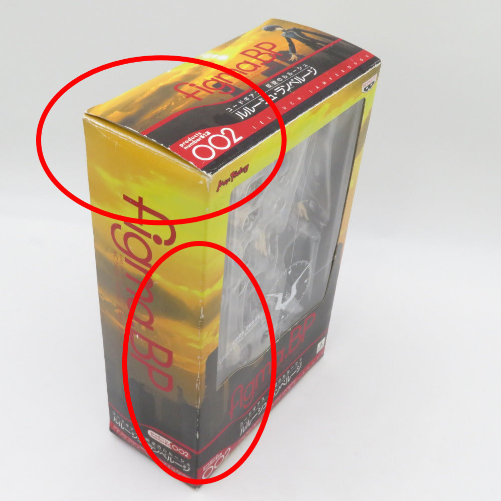 Max Factory figma.BP ルルーシュ・ランペルージ コードギアス 反逆のルルーシュ 開封品 箱イタミ有 マックスファクトリー フィギュア