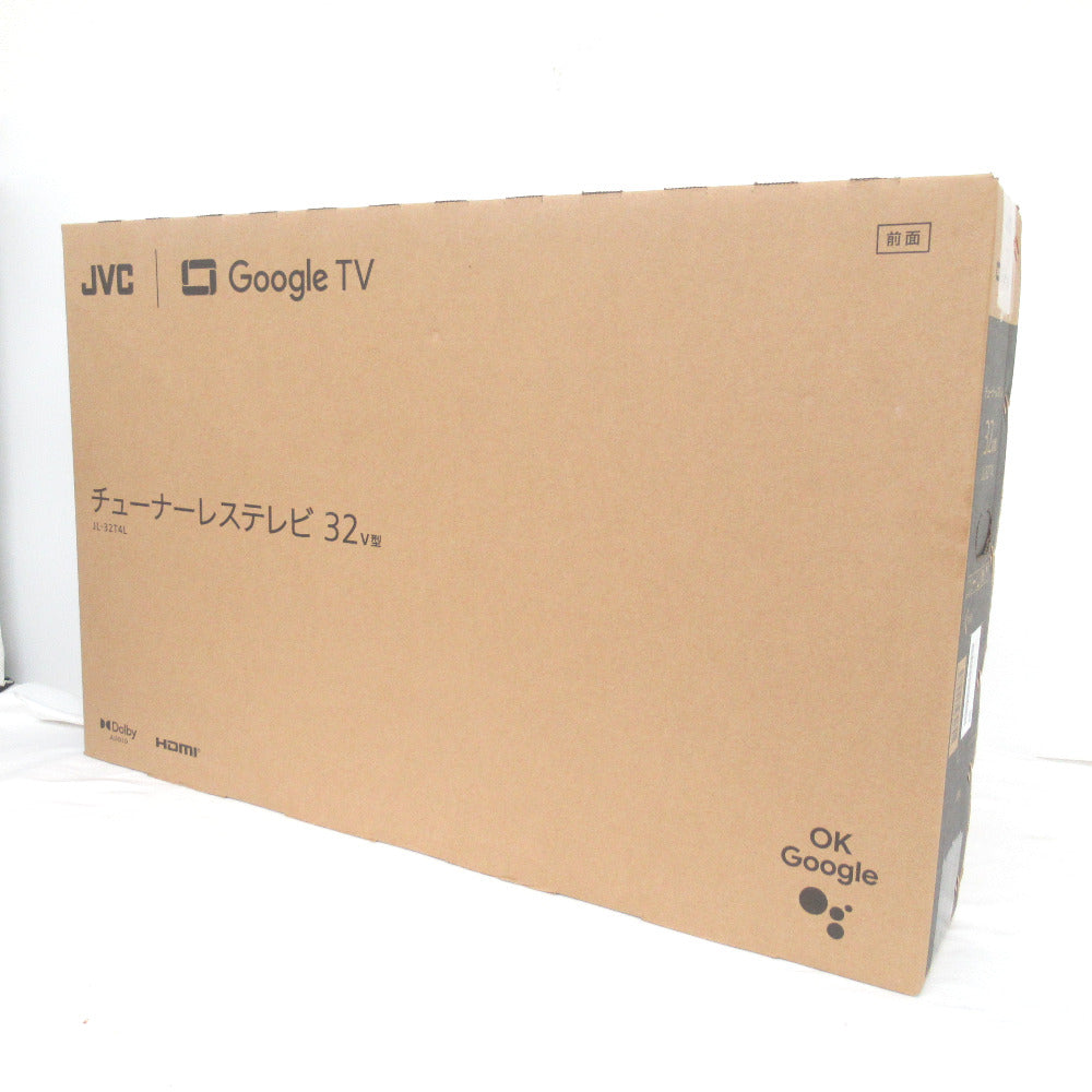 JVC ジェイブイシー JL-32T4L 32V型チューナーレステレビ Google TV搭載 未開封品