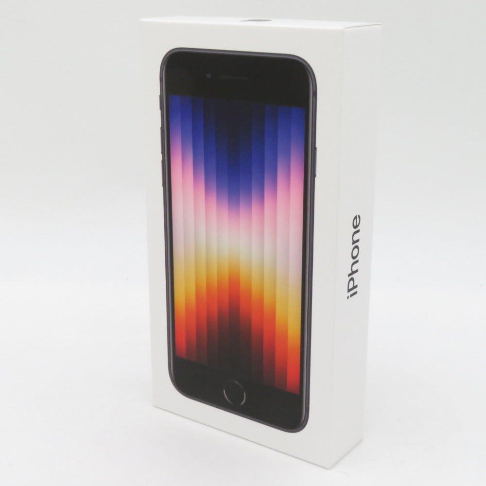 Apple iPhone SE 第3世代 docomo版 64GB MMYC3J/A ミッドナイト ネットワーク利用制限○ 2022年 SIMロックなし 開封済み 未使用品