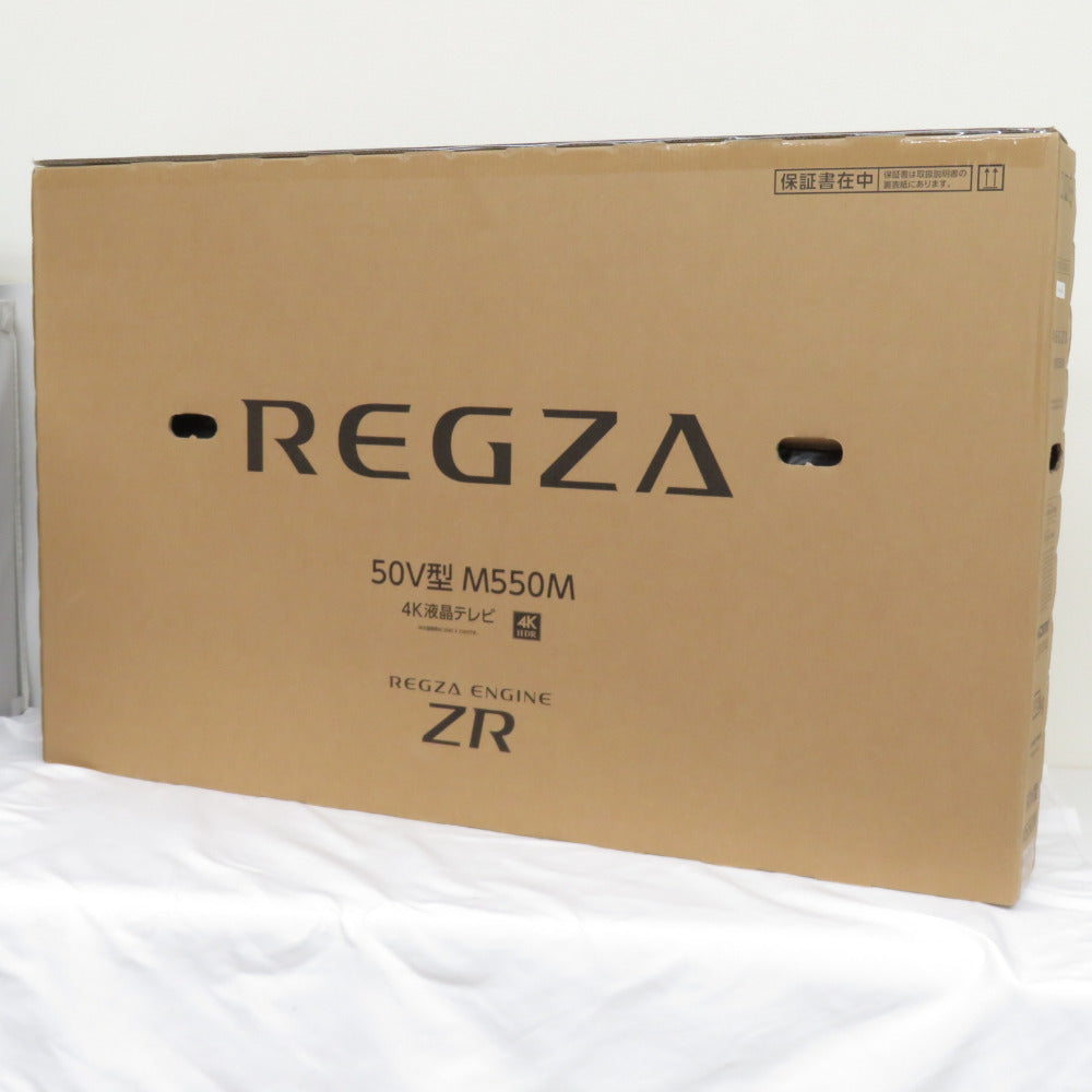 東芝 REGZA レグザ テレビ 50V型 4Kチューナー内蔵液晶テレビ M550Mシリーズ 50M550M 未開封品