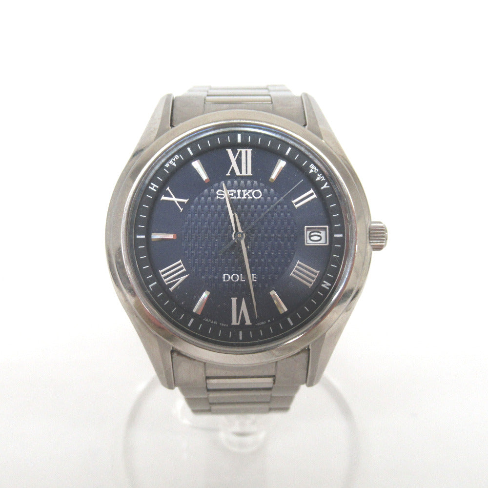 SEIKO セイコー 腕時計 ドルチェ ソーラー電波 シルバー 本体のみ 7B24 