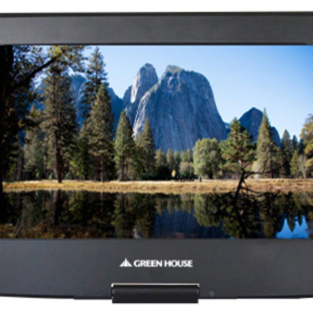 GREENHOUSE (グリーンハウス) 13.3型フルセグTV内蔵 ポータブルDVDプレーヤー GH-PDV13BTG-BK ※リモコン欠品