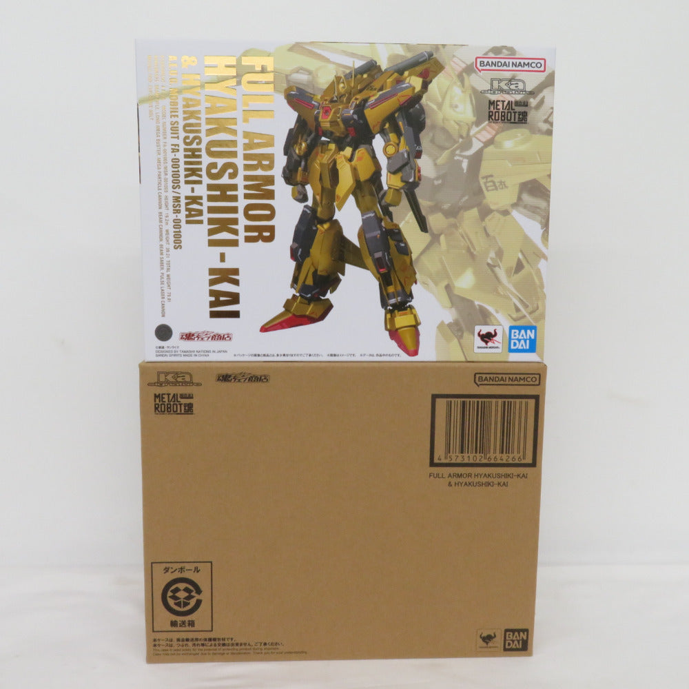 未開封品 METAL ROBOT魂 (Ka signature) 〈SIDE MS〉 フルアーマー百式改＆百式改 (魂ウェブ商店限定) 輸送箱付き  フィギュア ｜コンプオフ プラス – コンプオフプラス 公式ショップ