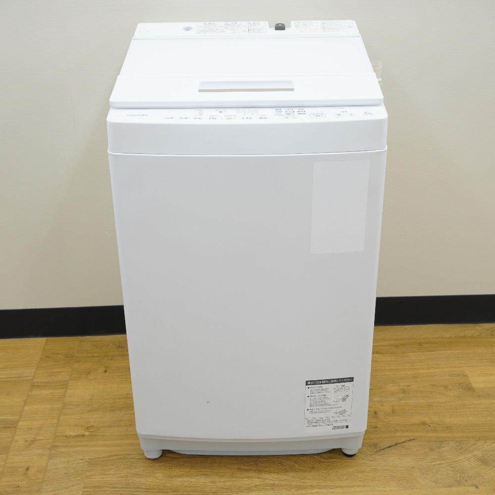 TOSHIBA (東芝) 洗濯機 全自動電気洗濯機 縦型 ザブーン AW-8D6 8.0kg 2018年製 グランホワイト 洗浄・除菌済み  ｜コンプオフ プラス – コンプオフプラス 公式ショップ