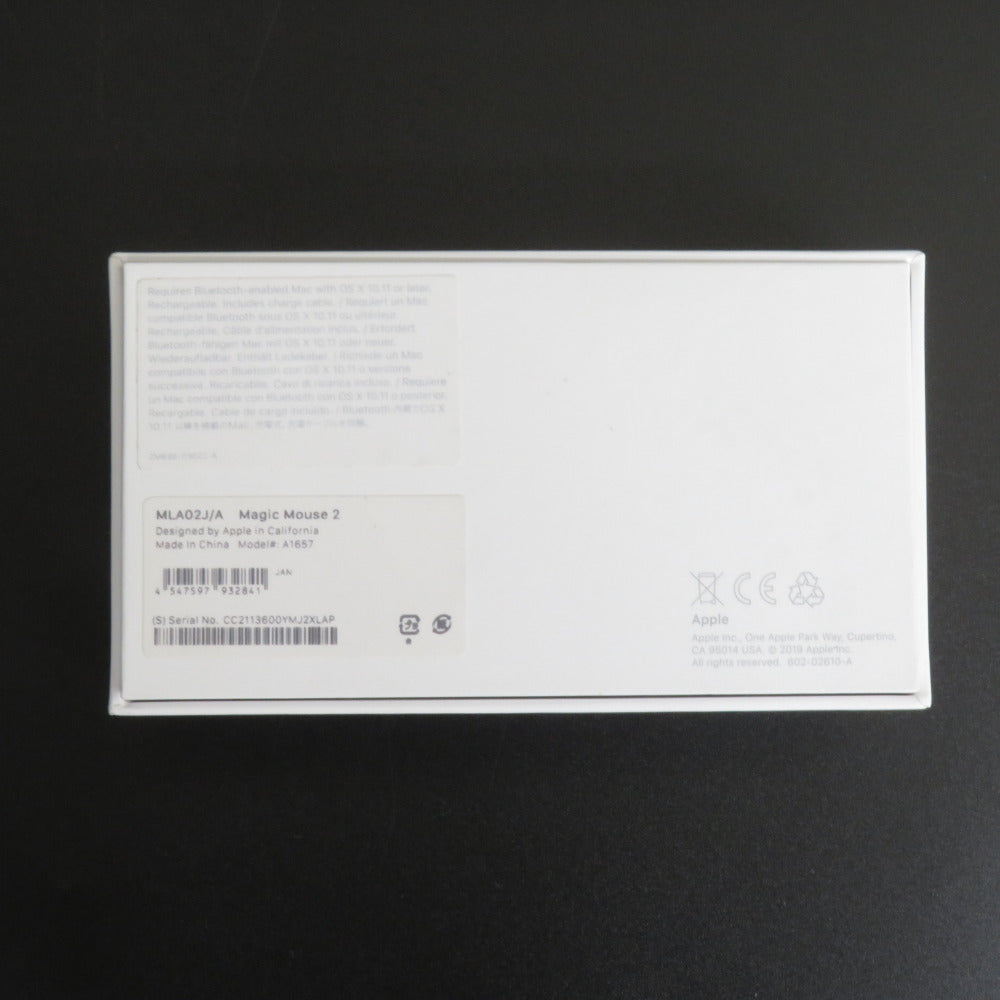 Apple アップル Magic mouse 2 MLA02J/A
