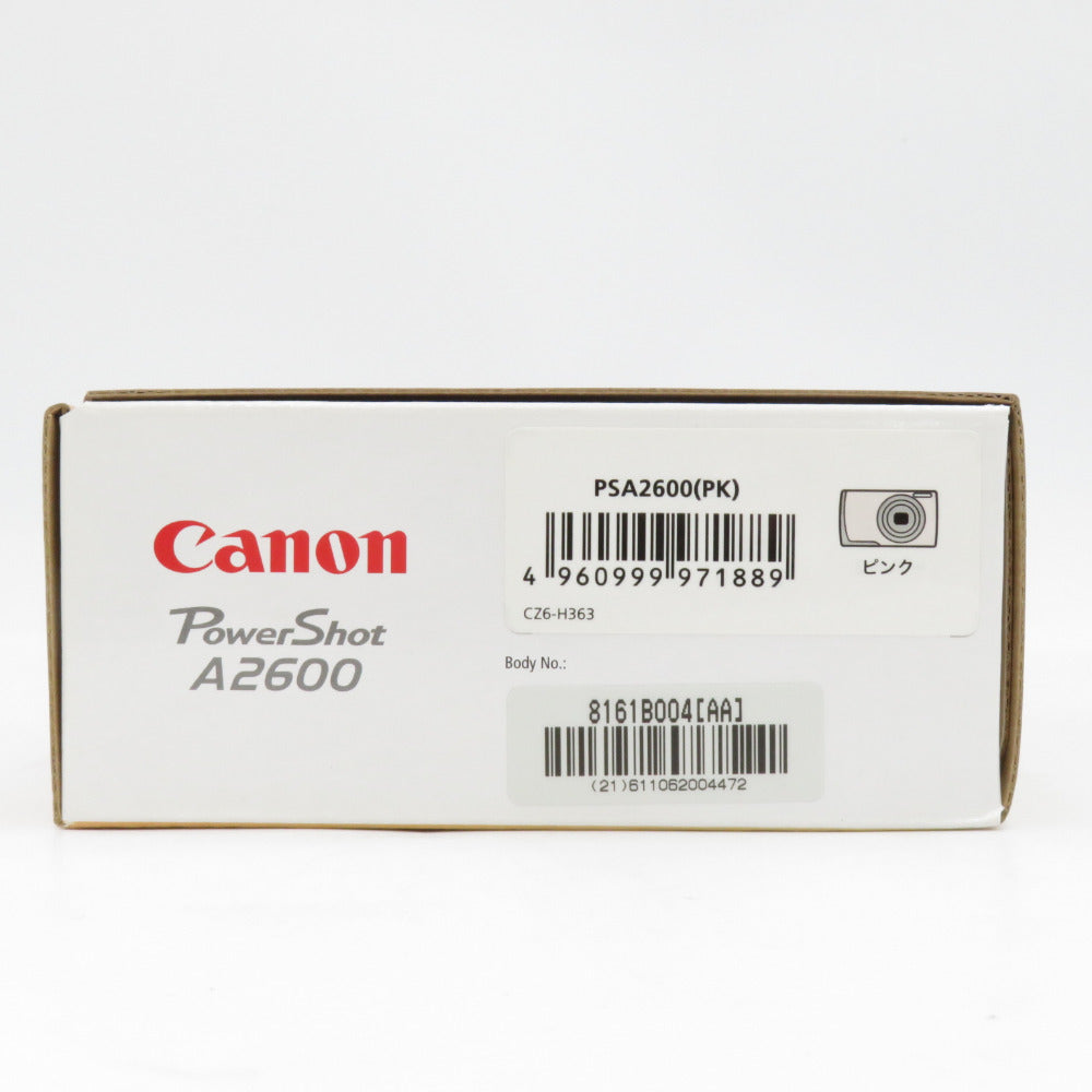 Canon デジタルカメラ PowerShot A2600 約1600万画素 光学5倍ズーム ピンク PSA2600(PK)