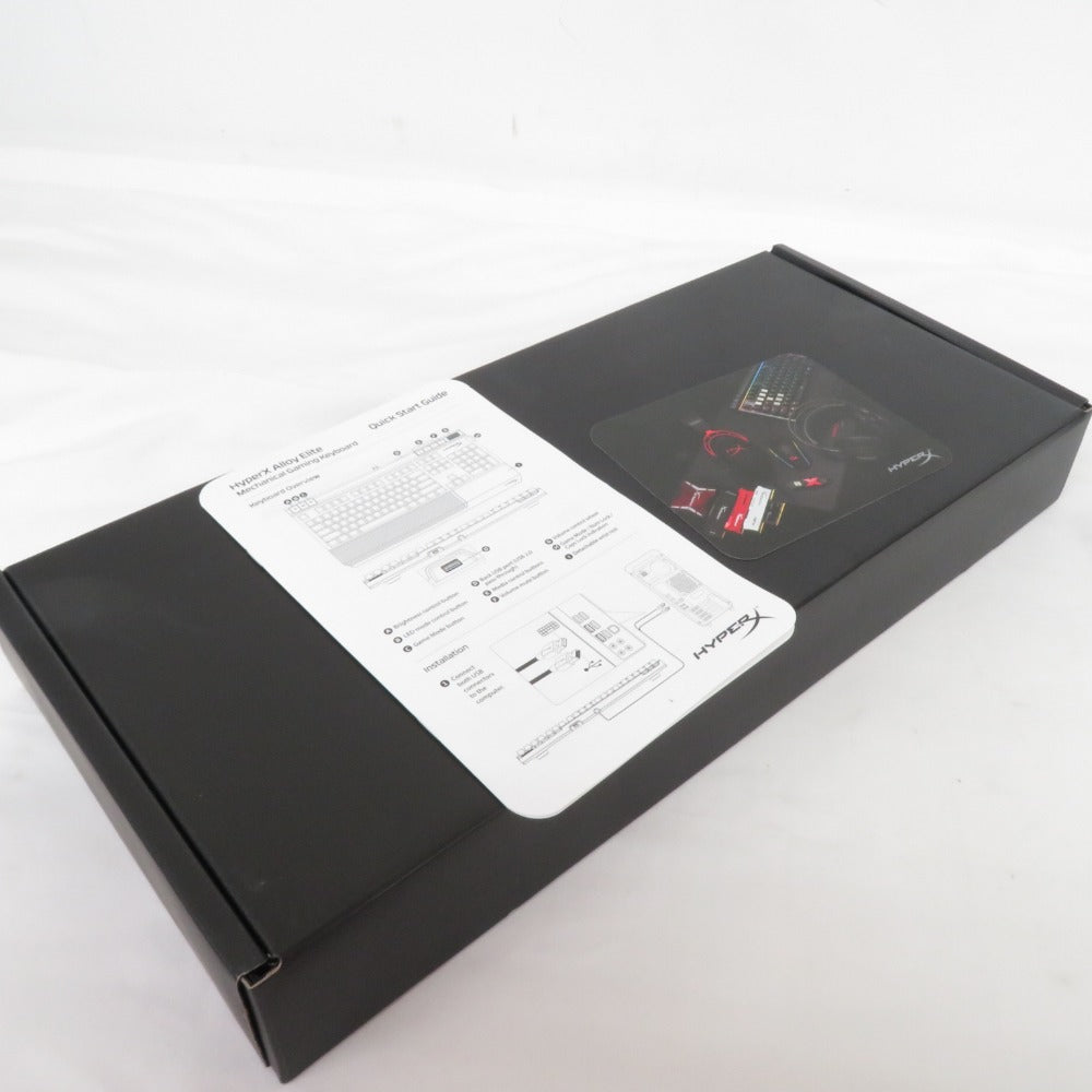 HyperX Alloy Elite 2 ゲーミングキーボード メカニカルスイッチ 赤軸 LEDバックライト HKBE2X-1X-US/G ゲーム周辺機器