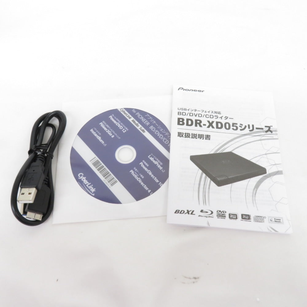 Pioneer パイオニア USB3.0接続 ポータブルブルーレイドライブ 外付け クラムシェルタイプ BDR-XD05R2