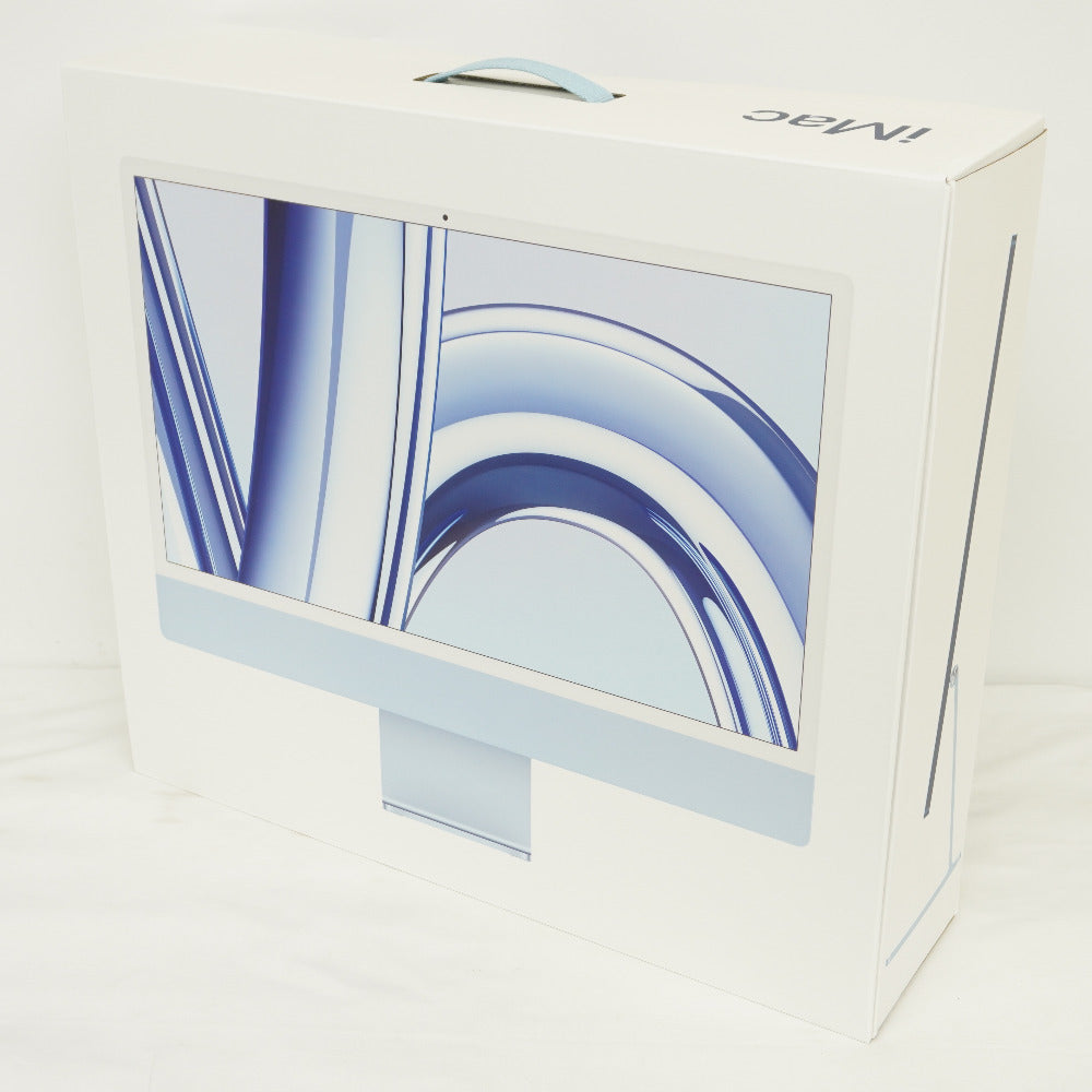 Apple Mac 24インチ iMac Retina 4.5Kディスプレイモデル AppleM3チップ メモリ8GB SSD256GB ブルー MQRC3J/A