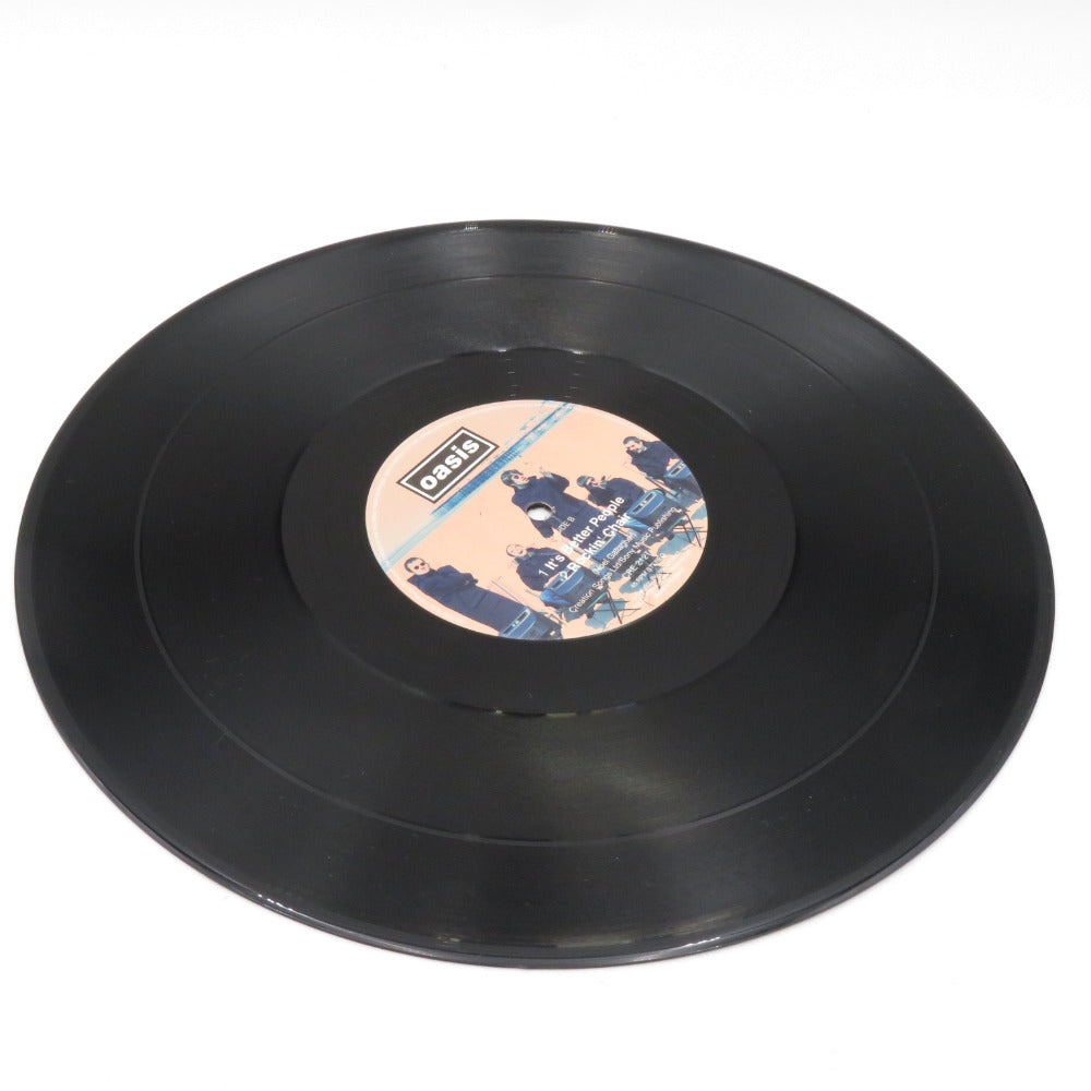 レコード LP盤 オアシス roll with it CRE212T