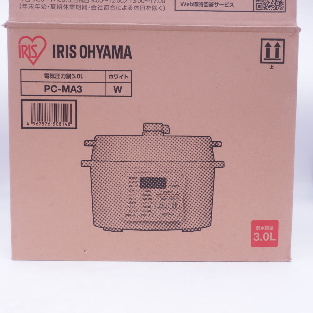 IRIS OHYAMA アイリスオーヤマ キッチン家電 電気圧力鍋 調理容量2.0L 満水容量3.0L レシピブック付き