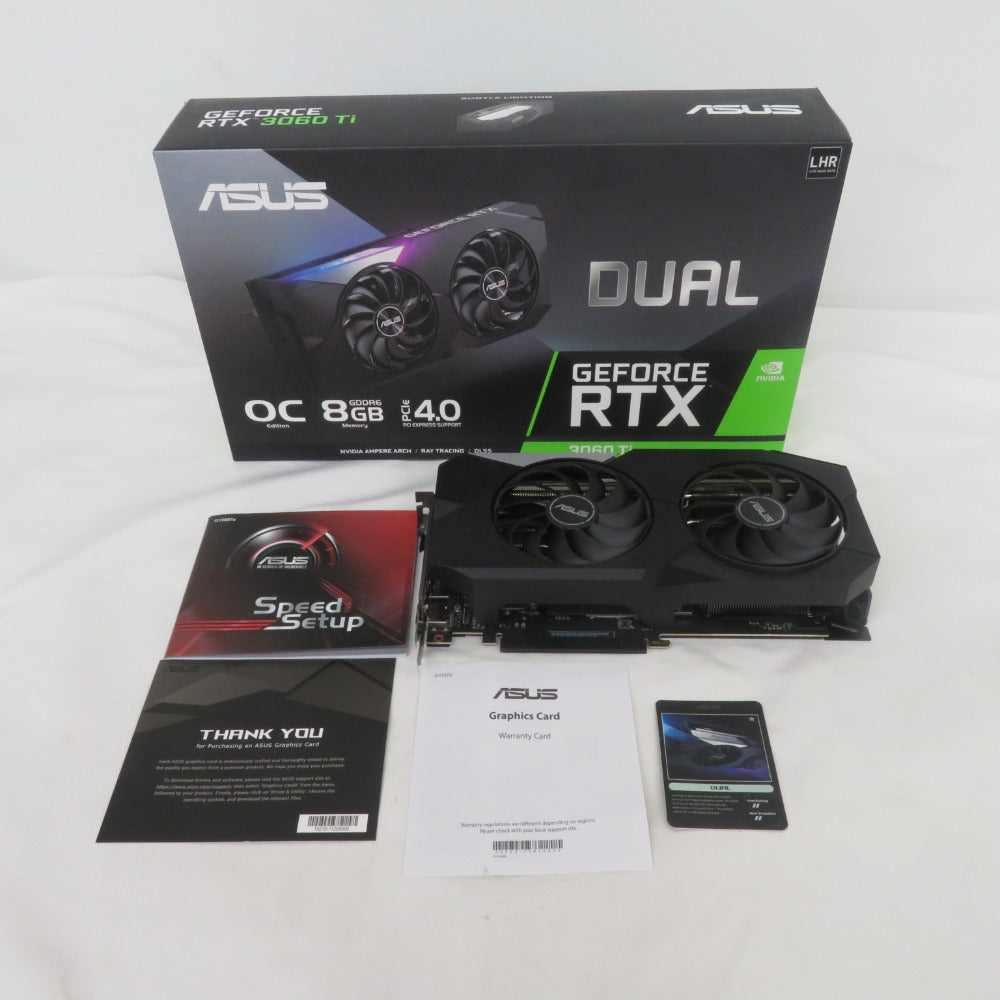 ASUS エイスース DUAL-RTX3060TI-O8G-V2 グラフィックボード ASUS エイスース DUAL-RTX3060TI-O8G-V2 グラフィックボード