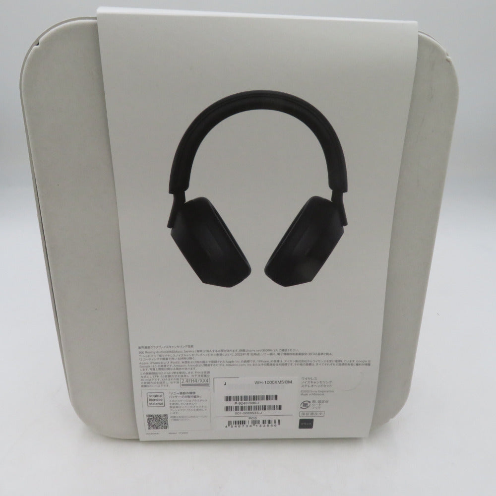 sony ソニー スマホアクセサリー ワイヤレスステレオヘッドホン ノイズキャンセリング Bluetooth ブルートゥース ブラック WH-1000XM5
