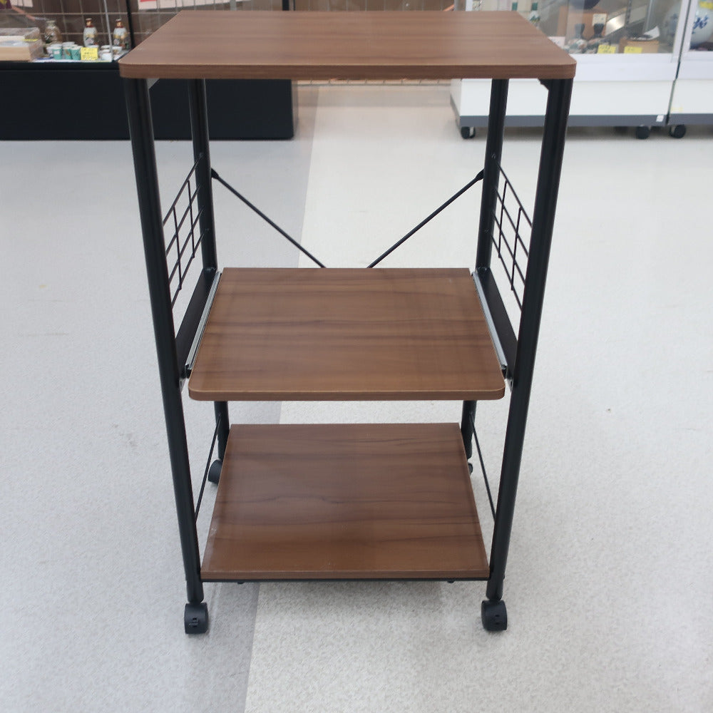 家具 キッチンワゴン　木目 【コンプオフ金沢野々市店】 キッチンワゴン 木目｜コンプオフ プラス – コンプオフプラス 公式ショップ