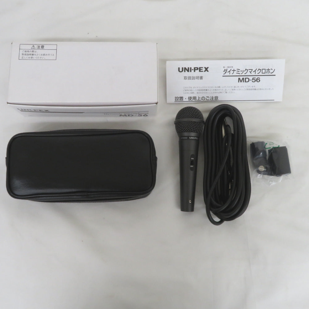 オーディオ機器 UNI-PEX ダイナミックマイク MD-56 ｜コンプオフ