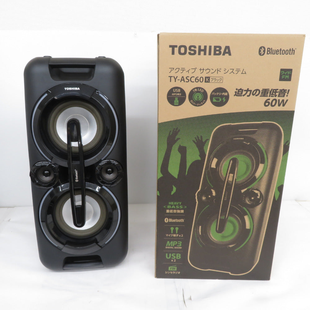 TOSHIBA 東芝 ポータブルサウンドシステム TY-ASC60 東芝、7色の光と重