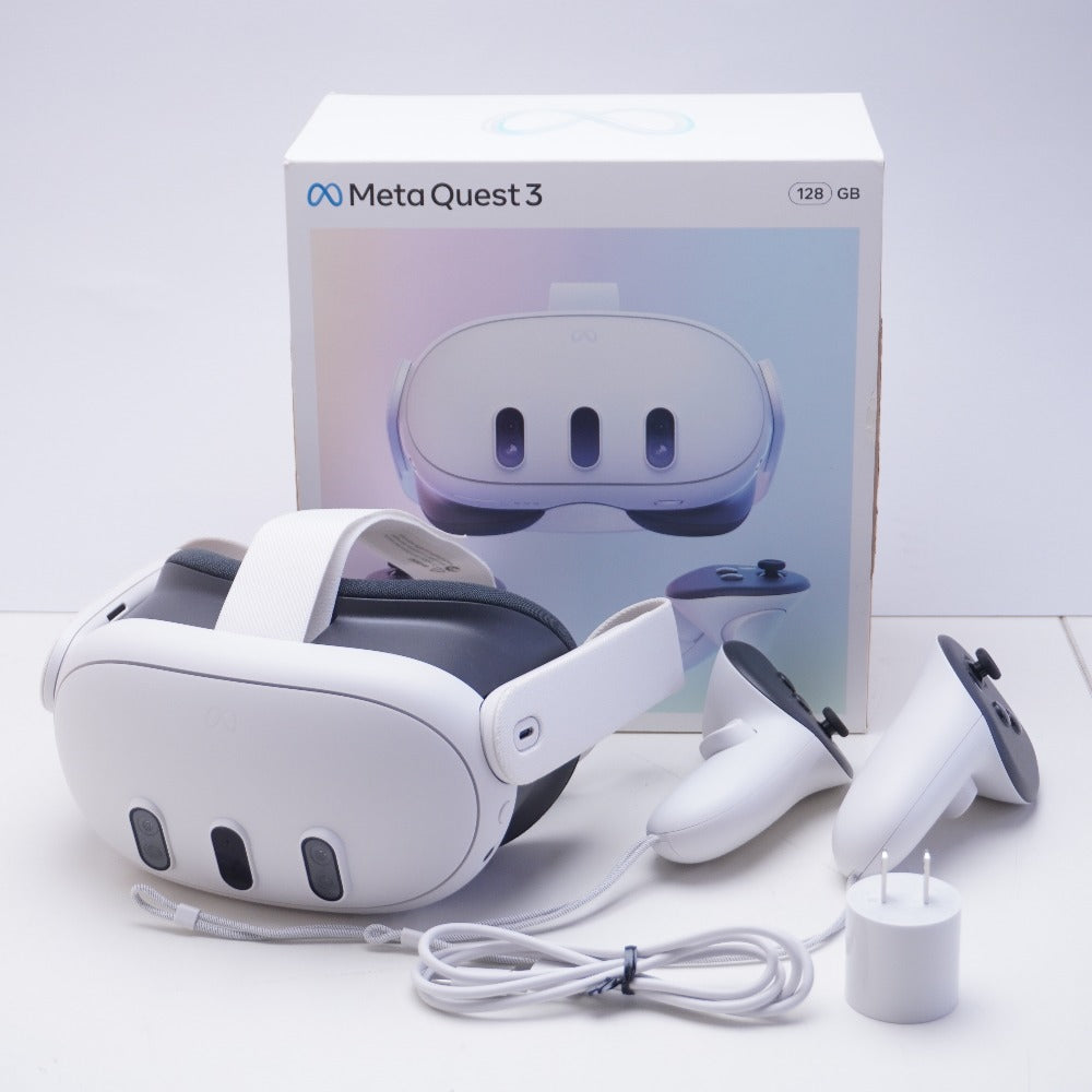 【中古】【おまけ付き】 Quest 3 128GB VRヘッドセット Meta Quest 3 128GB メタクエスト オールインワンVRヘッドセット 中古