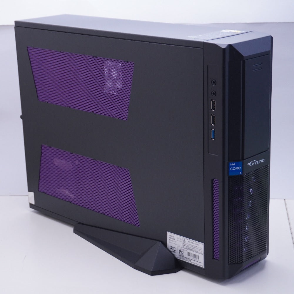 G-TUNE デスクトップPC ブラック・パープル G-tune ゲーミングPC (Core i5-13400F/32GB DDR5/512GB M.2/GeForce