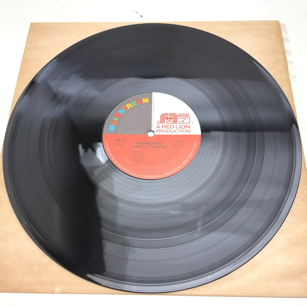 レコード shelly manne mannekind MRL 375 動作未確認 中古