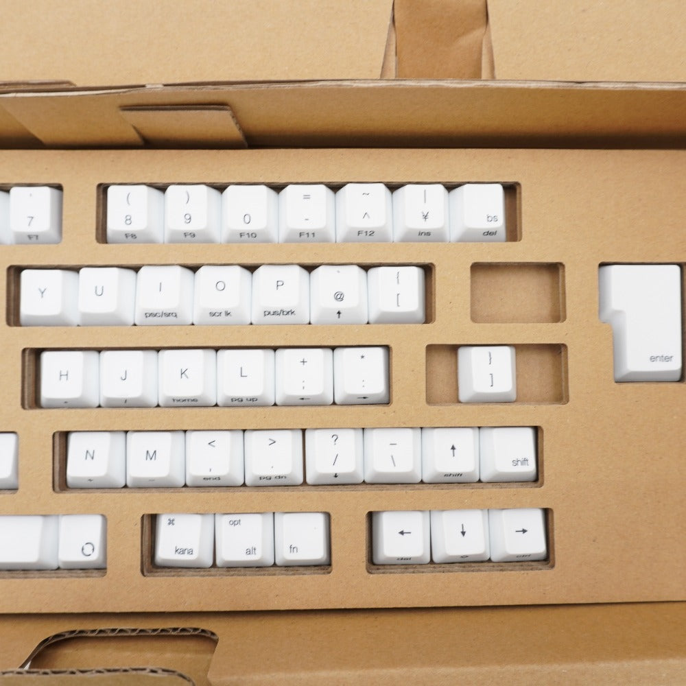 PFU ピーエフユー HHKB Professionalシリーズ キートップセット(雪) 日本語配列/中央印字 PD-KB420KTYC