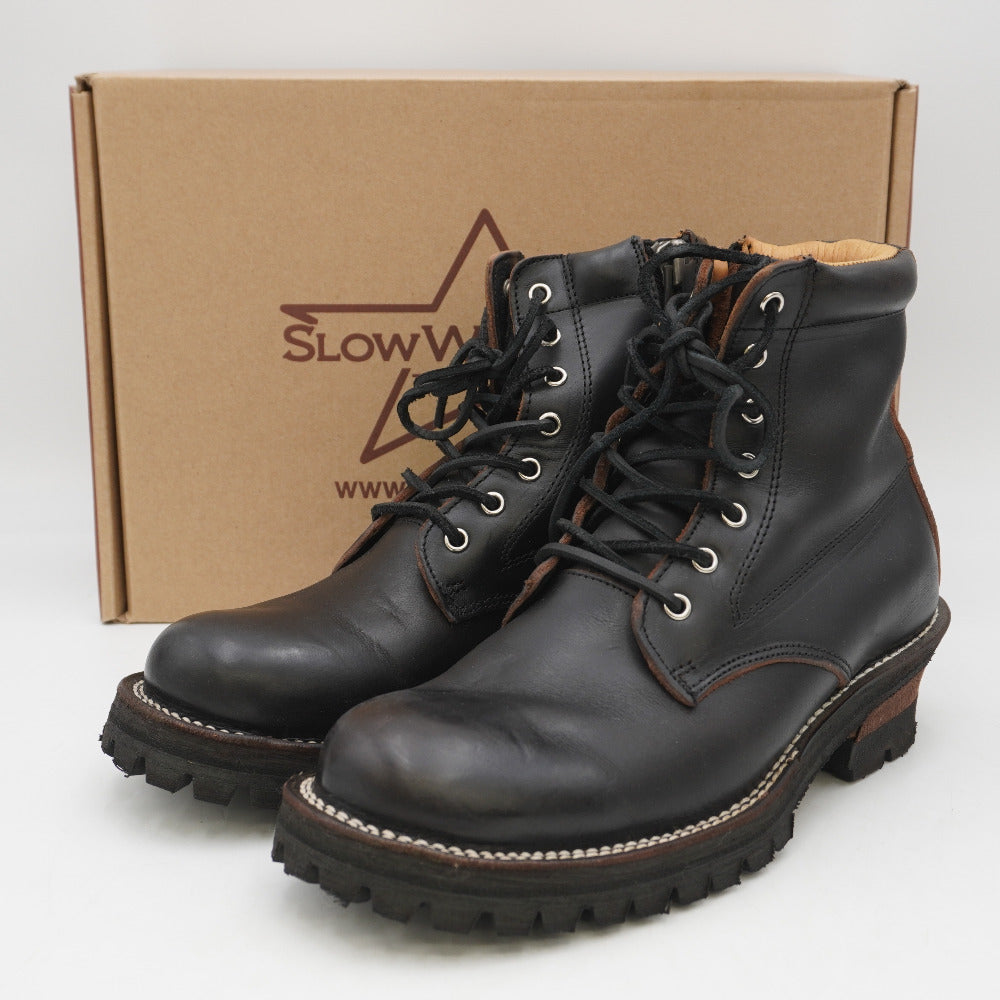 Slow Wear Lion SWL ブーツ クロムエクセルレザープレーンMIDブーツ 6E 