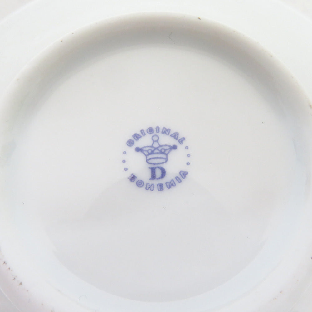 オリジナルボヘミア カップ&ソーサー 3セット デミタス用