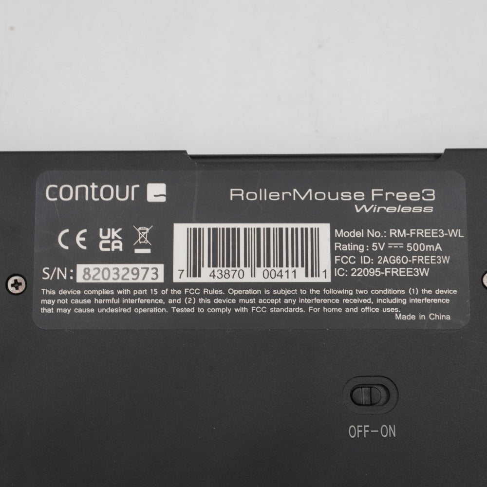 contour RollerMouse Free3 Wireless ローラーマウス RM-FREE3-WL