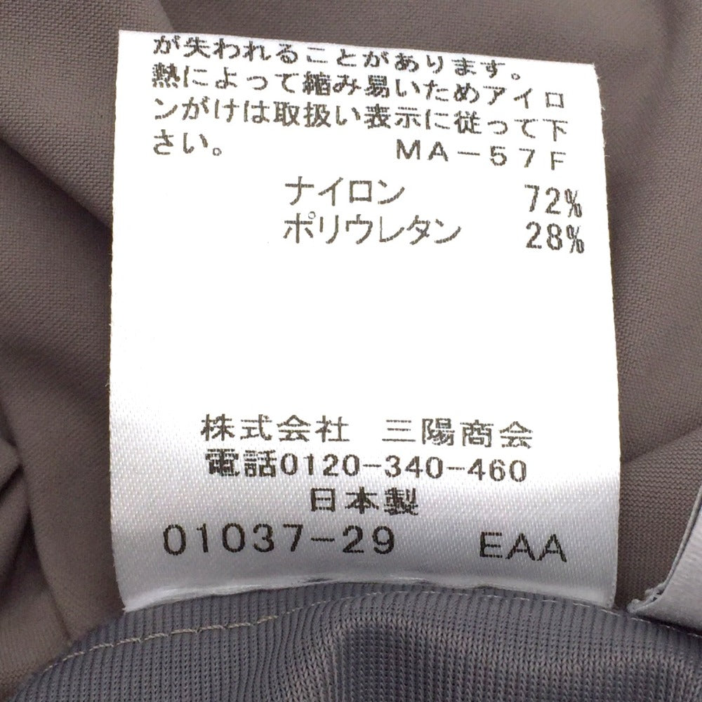 MACKINTOSH LONDON (マッキントッシュロンドン) クロップドパンツ MAKINTOSH LONDON トリコットストレッチ クロップドパンツ イージーパンツ グレー 44 2L 美品