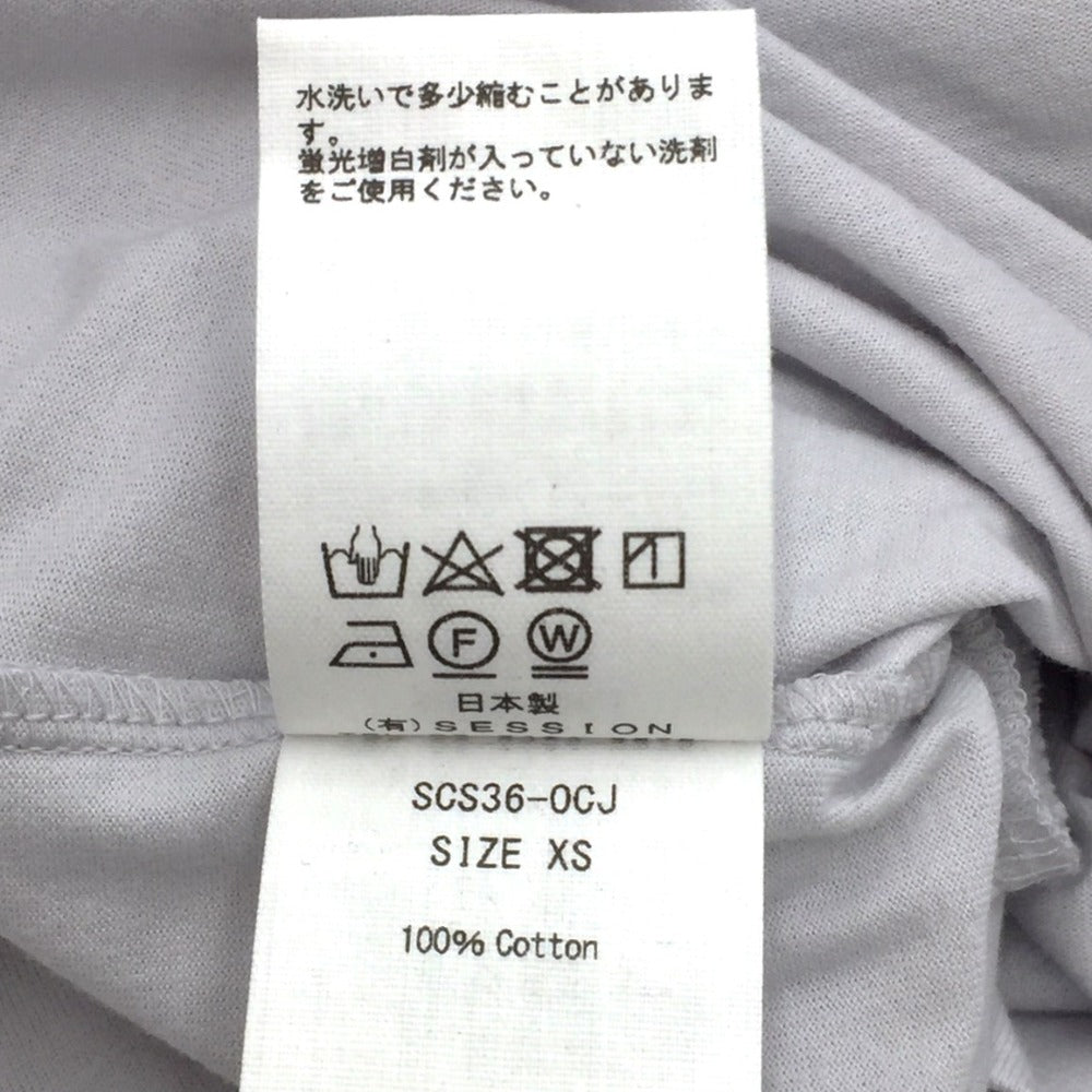 SAYAKADAVIS (サヤカディヴィス) 半袖Tシャツ SAYAKA DAVIS ツイストスリーブ Tシャツ SCS36-0CJ XS ライトグレー 美品