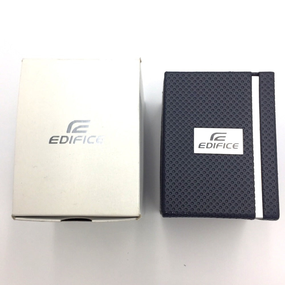 CASIO EDIFICE (カシオ エディフィス) 腕時計 CASIO EDIFICE EMA-100DJ-1A2JF 5229 ブルー クロノグラフ EMA-100DJ-1A2JF【中古】