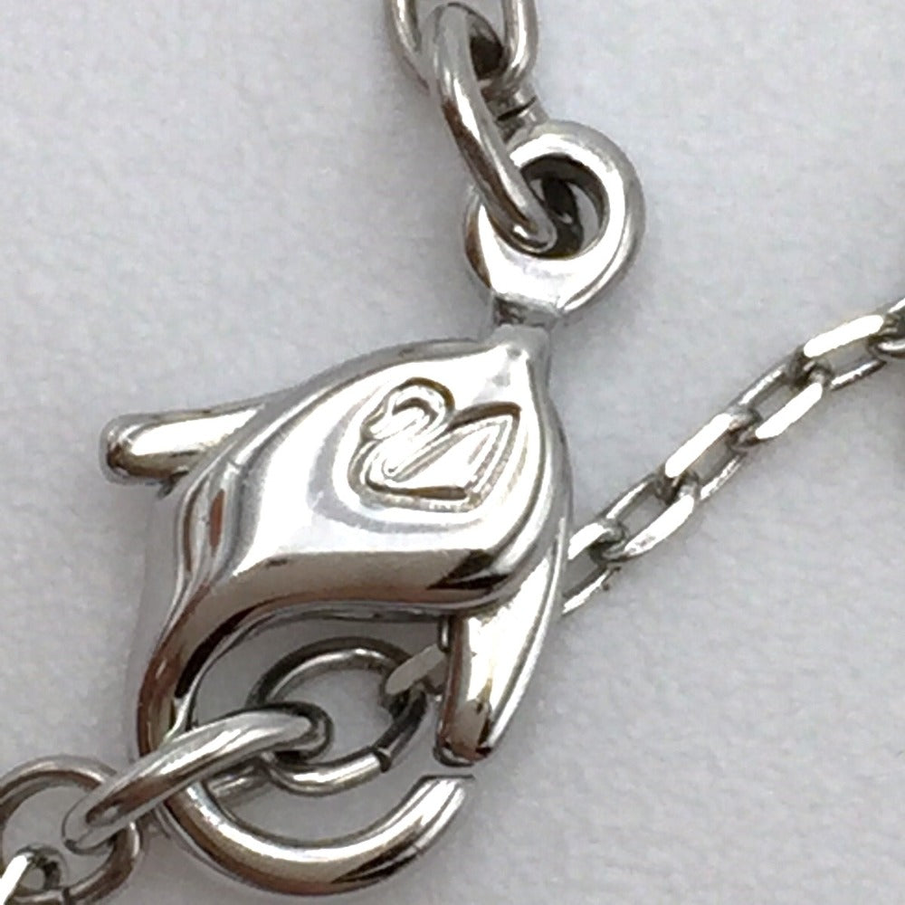 SWAROVSKI (スワロフスキー) ネックレス SWAROVSKI メタルクリスタルムーン スターネックレス 219869 美品