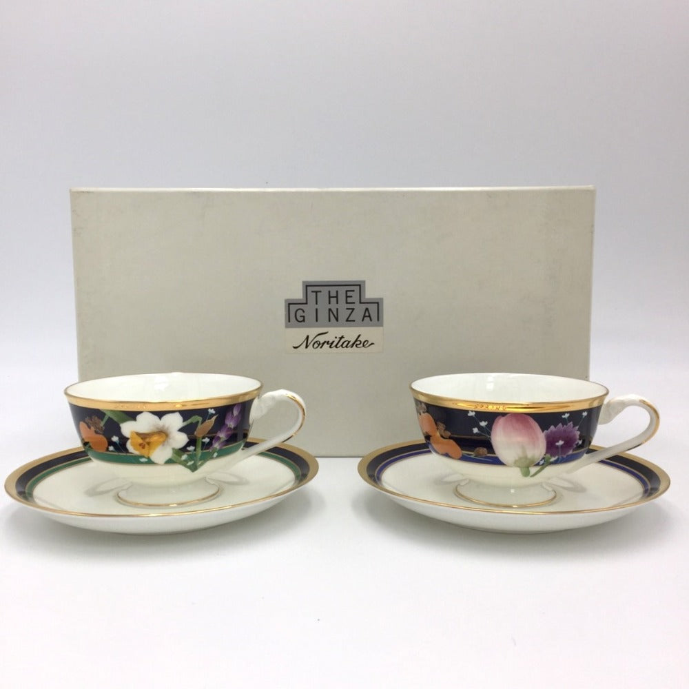 THE GINZA×Noritake カップ&ソーサー 2客セット｜コンプオフ プラス