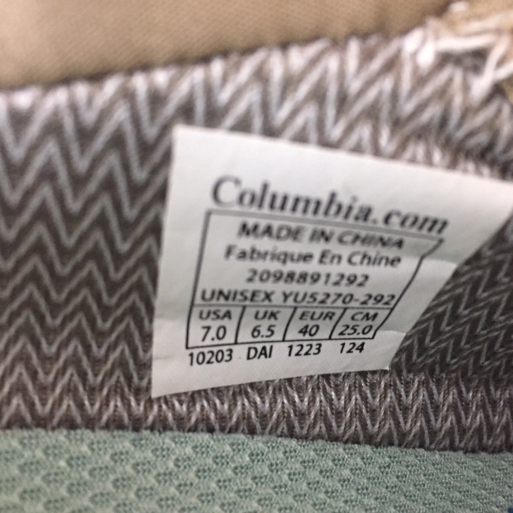 Columbia (コロンビア) スニーカー Columbia ホーソンレイン ロー オムニテック ライトキャメル 25.0cm US7 YU5270-292 長さ27cm 美品