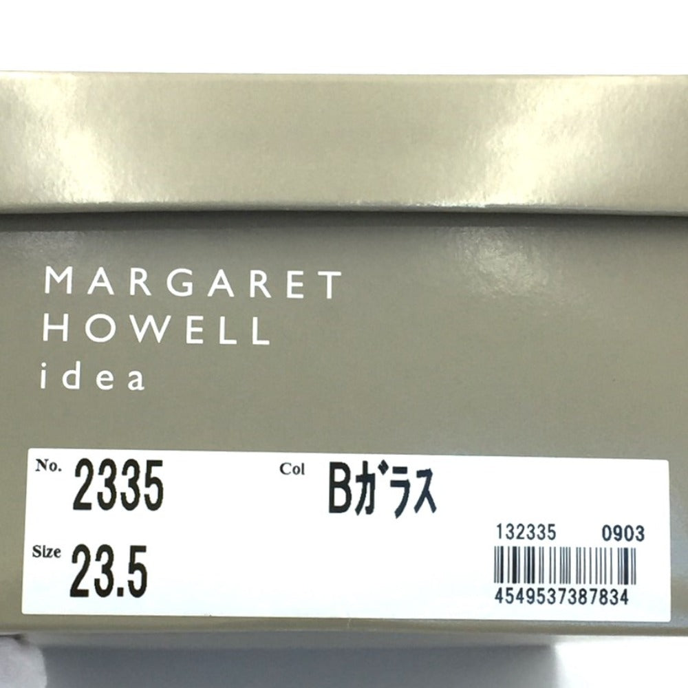 MARGARET HOWELL idea (マーガレットハウエル アイデア) レザーシューズ MARGARET HOWELL idea レースアップシューズ ブラック 23.5cm 2335 長さ26cm 美品