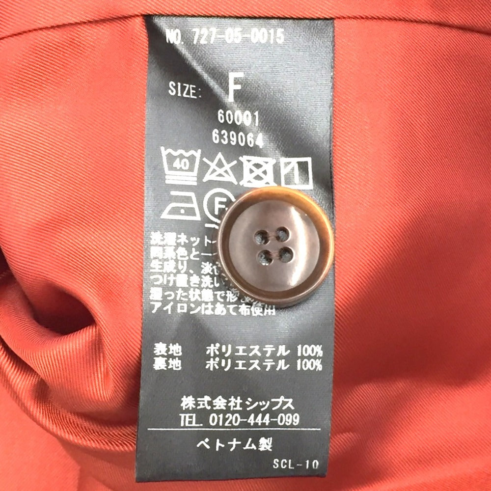 SHIPS any (シップスエニィ) テーラードジャケット SHIPS any ブロックチェック ポケットジャケット F 727-05-0015 美品