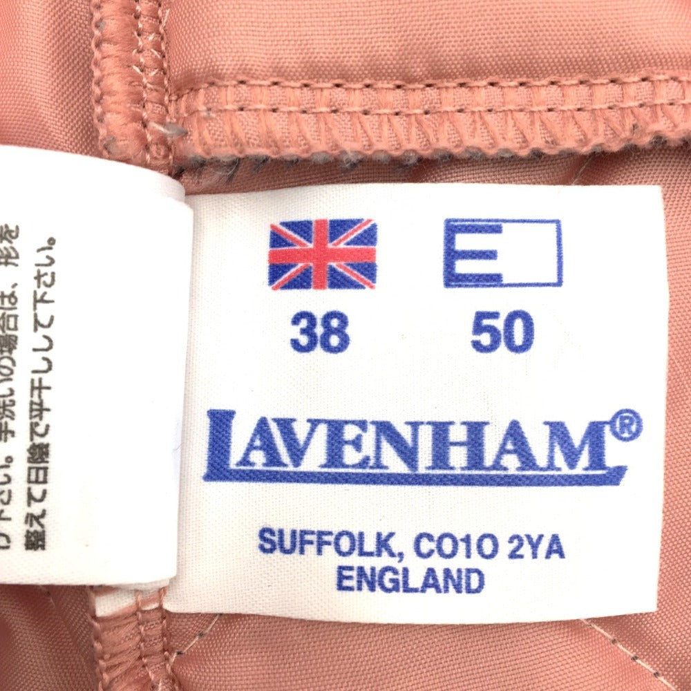 LAVENHAM (ラベンハム) アウターその他 LAVENHAM フード付きキルティングコート グレー 38 M 美品